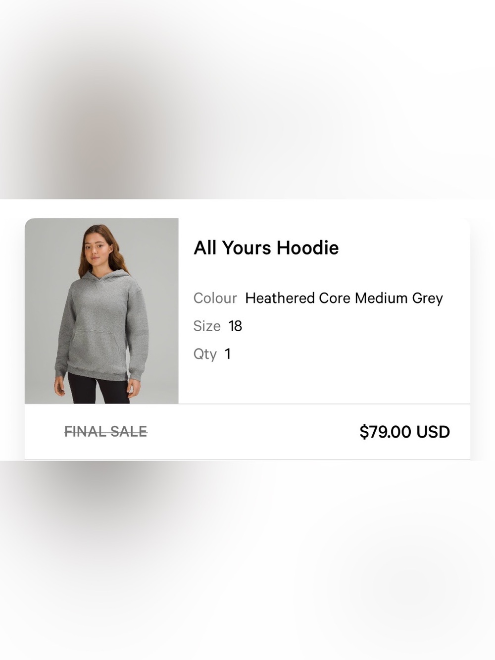 lululemon athletica All Yours Hoodie - Heathered Medium Grey